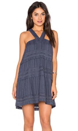 Платье  - Синий цвет