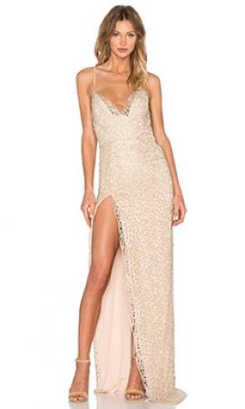 Платье  - Металлический золотой цвет