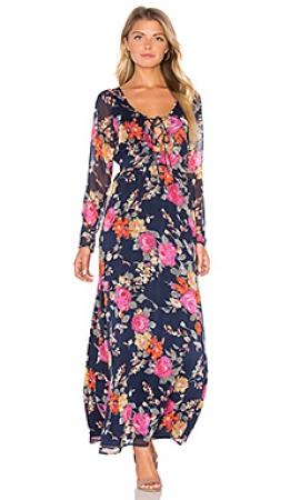 Платье  - Синий цвет