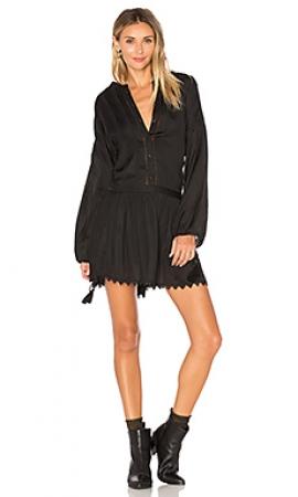 Платье  - Черный цвет