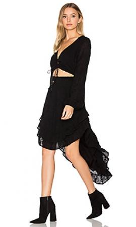 Платье  - Черный цвет