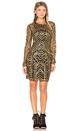 Платье  - Металлический золотой цвет