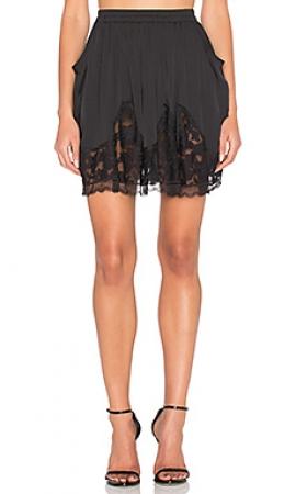 Юбка  - Черный цвет