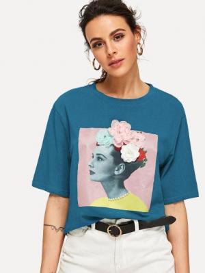 футболка SheIn футболка SheIn