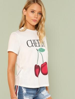 футболка SheIn футболка SheIn