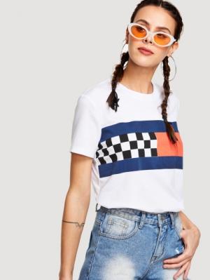 футболка SheIn футболка SheIn