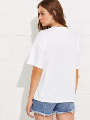 футболка SheIn футболка SheIn