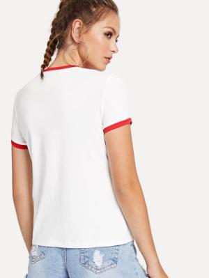 футболка SheIn футболка SheIn