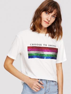 футболка SheIn футболка SheIn