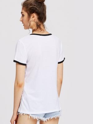 футболка SheIn футболка SheIn
