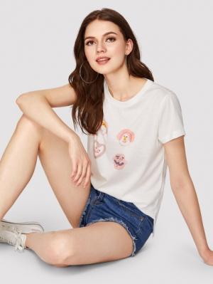 футболка SheIn футболка SheIn