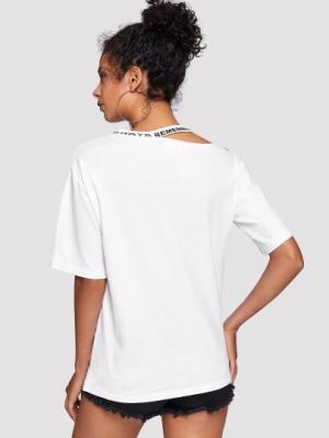 футболка SheIn футболка SheIn