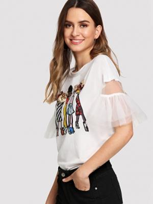 футболка SheIn футболка SheIn