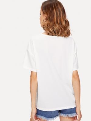 футболка SheIn футболка SheIn