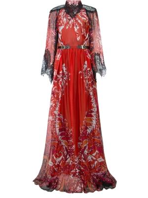 Платье с кружевными вставками Zuhair Murad Платье Zuhair Murad