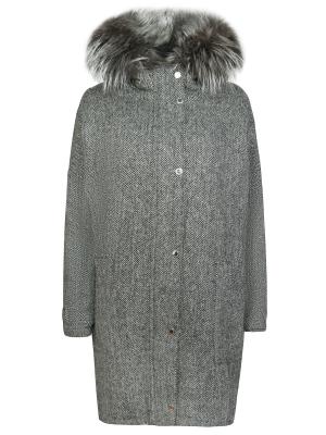 Пуховик  - серый цвет