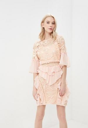 Платье  - оранжевый цвет