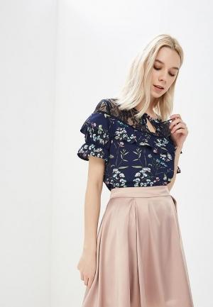 Блуза  - синий цвет