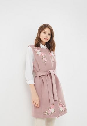 Жилет  - розовый цвет