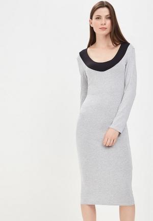Платье  - серый цвет