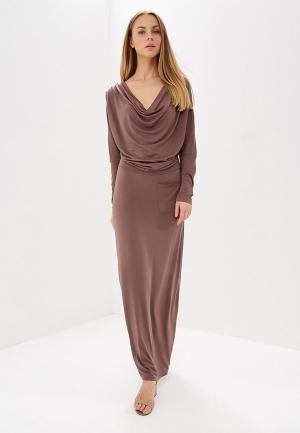 Платье  - коричневый цвет