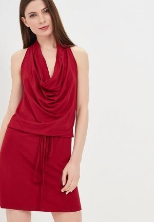 Платье  - Бордовый цвет