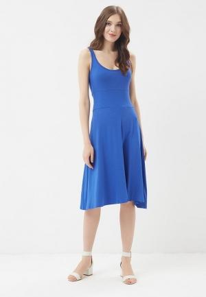 Платье  - синий цвет