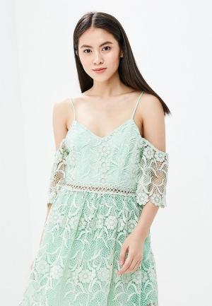 Платье  - зеленый цвет