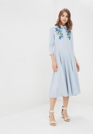 Платье  - голубой цвет
