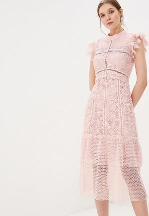 Платье  - розовый цвет