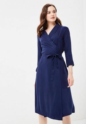 Платье  - синий цвет