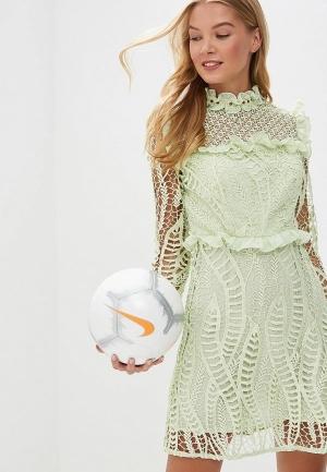 Платье  - зеленый цвет