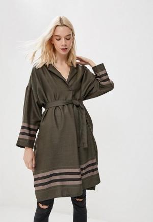 Платье  - хаки цвет