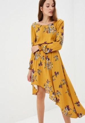 Платье  - коричневый цвет