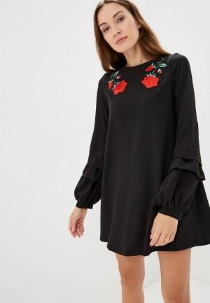 Платье  - черный цвет