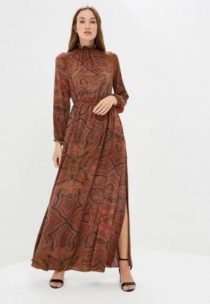 Платье  - коричневый цвет