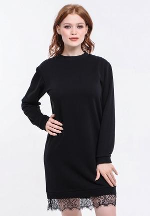 Платье  - черный цвет