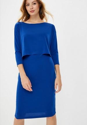 Платье  - синий цвет