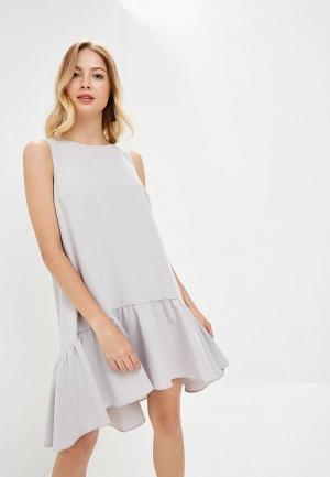 Платье  - серый цвет