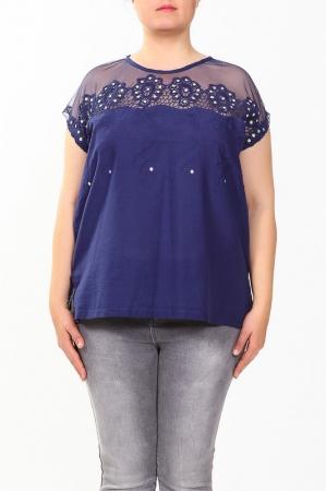 Блузка  - Тёмно-синий цвет