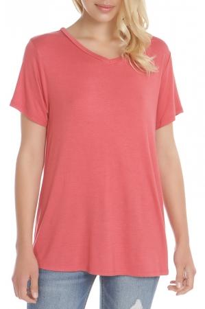 Футболка  - Dark rose, розовый цвет