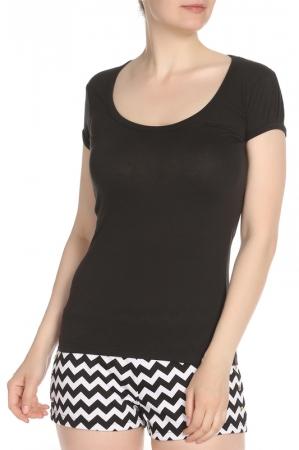 Футболка  - Черный цвет