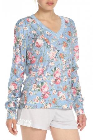 Лонгслив  - 1281 blue fantasy цвет