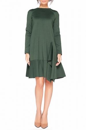 Платье  - Темно-зеленый цвет