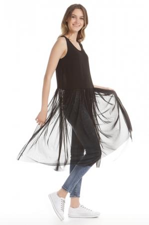 Платье  - Черный цвет