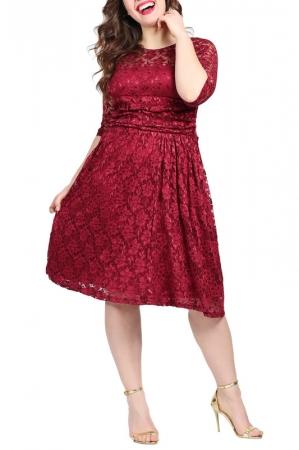 Платье  - BURGUNDY цвет