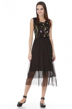 Платье  - Черный цвет