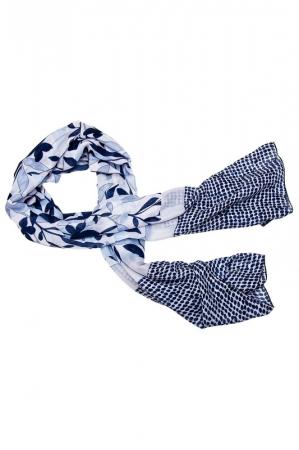 Платок  - Синий, голубой, белый цвет