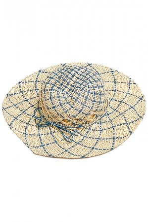 Шляпа  - Бежевый, синий цвет