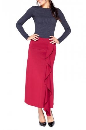 Юбка  - Бордовый цвет